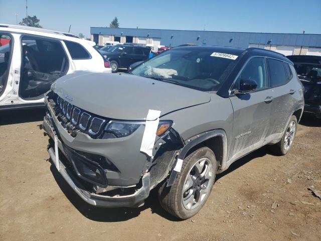 3C4NJDCB5NT128672 - 2022 JEEP COMPASS GRAY photo 2