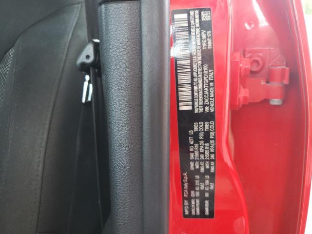 ZACCJAAT7GPD18100 - 2016 JEEP RENEGADE S RED photo 10