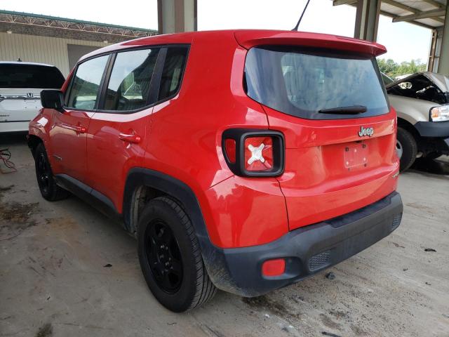 ZACCJAAT7GPD18100 - 2016 JEEP RENEGADE S RED photo 3