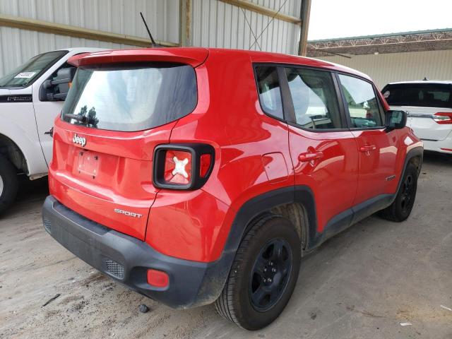 ZACCJAAT7GPD18100 - 2016 JEEP RENEGADE S RED photo 4