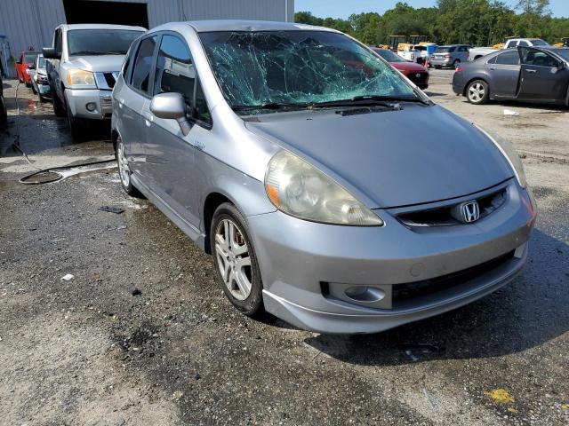 JHMGD38627S028165 - 2007 HONDA FIT S SILVER photo 1