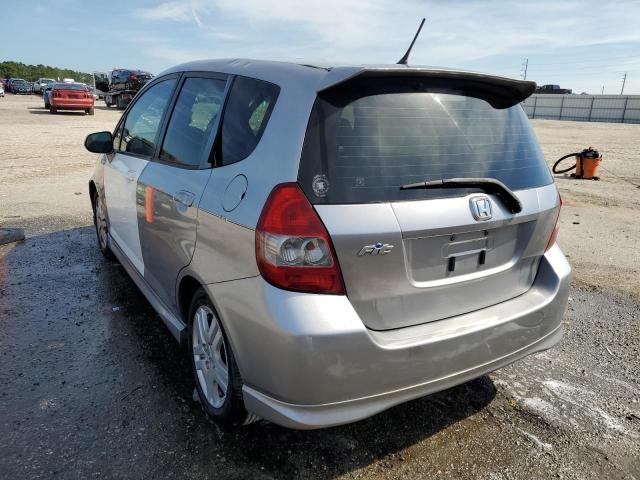 JHMGD38627S028165 - 2007 HONDA FIT S SILVER photo 3