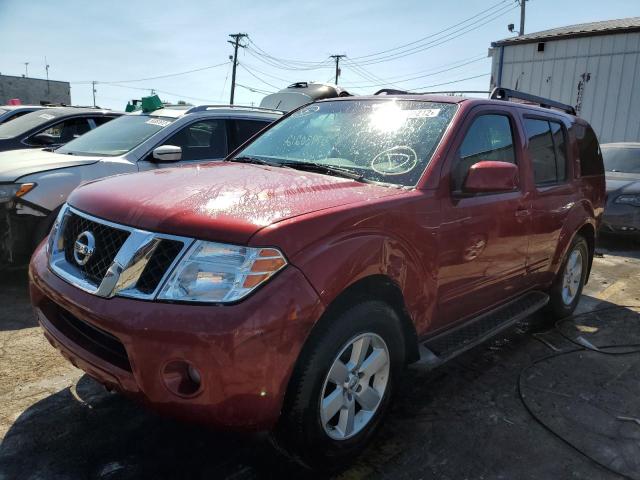 5N1AR18B08C641340 - 2008 NISSAN PATHFINDER RED photo 2