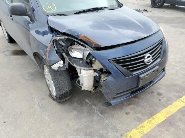 3N1CN7AP4CL920002 - 2012 NISSAN VERSA S BLUE photo 9