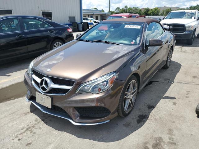 WDDKK6FF1HF357736 - 2017 MERCEDES-BENZ E 400 BROWN photo 2