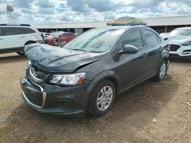 1G1JB5SB2L4144102 - 2020 CHEVROLET SONIC LS GRAY photo 2