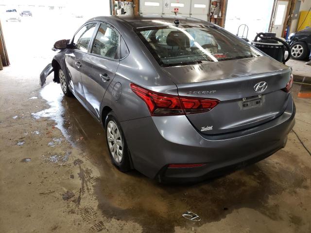 3KPC24A30KE075900 - 2019 HYUNDAI ACCENT GRAY photo 3