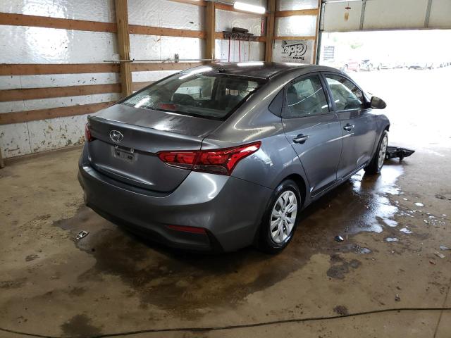 3KPC24A30KE075900 - 2019 HYUNDAI ACCENT GRAY photo 4