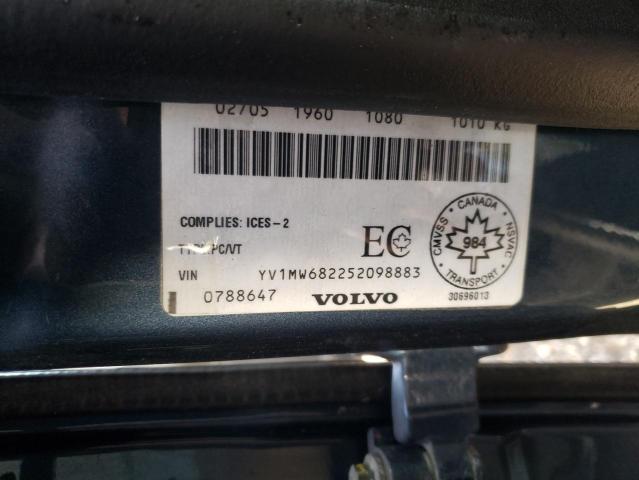 YV1MW682252098883 - 2005 VOLVO V50 T5 BLUE photo 10