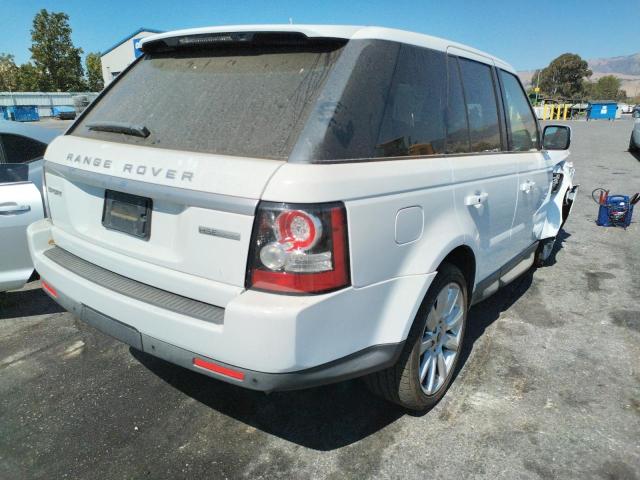 SALSK2D40DA785320 - 2013 LAND ROVER RANGE ROVE WHITE photo 4