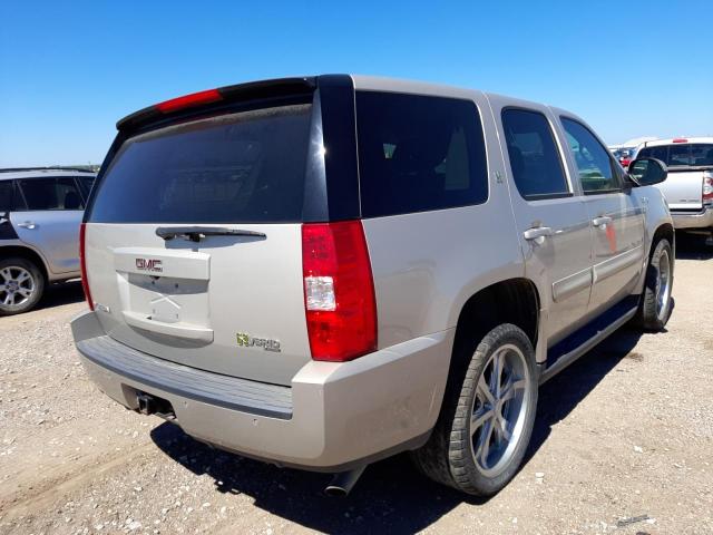 1GKFK135X9R116434 - 2009 GMC YUKON HYBR TAN photo 4