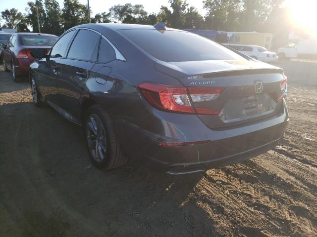 1HGCV1F15KA038682 - 2019 HONDA ACCORD LX GRAY photo 3