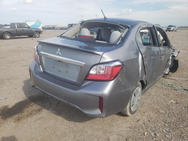 ML32FUFJ9MHF03604 - 2021 MITSUBISHI MIRAGE G4 GRAY photo 4