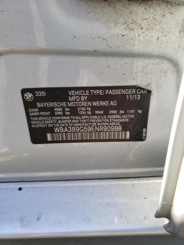 WBA3B9G59ENR90988 - 2014 BMW 335 XI  photo 10