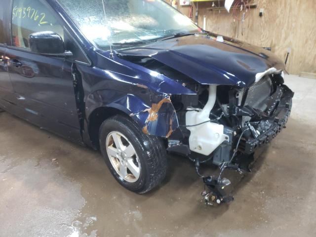 2D4RN3DG9BR721740 - 2011 DODGE GRAND CARA BLUE photo 9