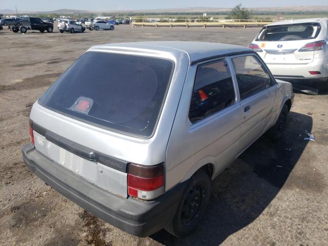 JF1KA7221PB701888 - 1993 SUBARU JUSTY DL SILVER photo 4