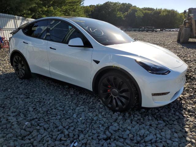 7SAYGDEF7NF372286 - 2022 TESLA MODEL Y WHITE photo 1