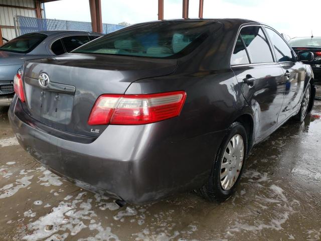 4T1BE46K07U624809 - 2007 TOYOTA CAMRY CE GRAY photo 4