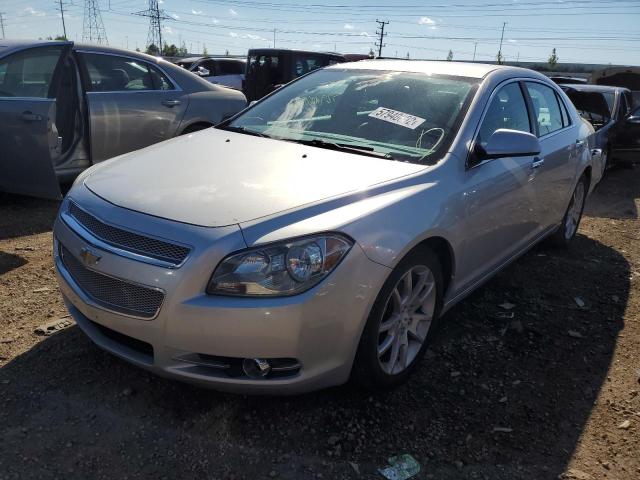 1G1ZE5E18BF358916 - 2011 CHEVROLET MALIBU LTZ ვერცხლისფერი ფოტო 2