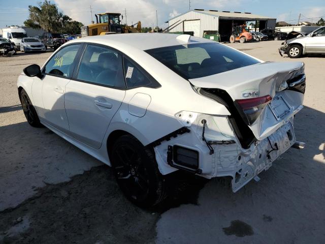 2HGFE2F53NH562537 - 2022 HONDA CIVIC SPOR WHITE photo 3