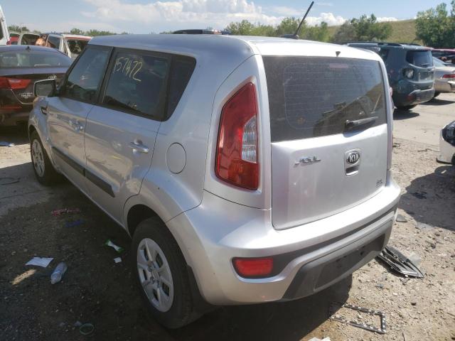 KNDJT2A51D7768293 - 2013 KIA SOUL SILVER photo 3