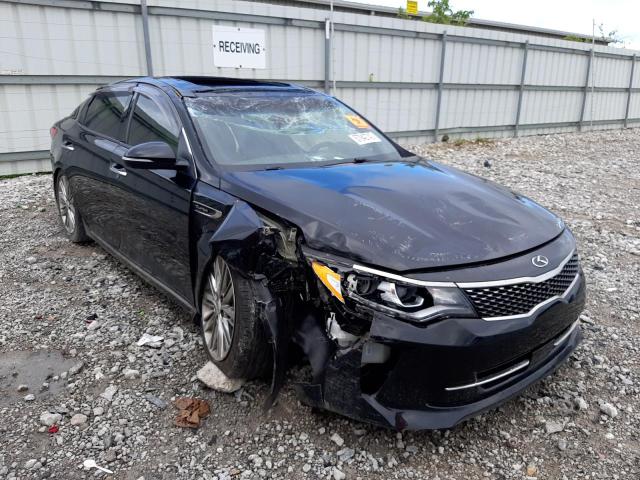 5XXGV4L2XHG137722 - 2017 KIA OPTIMA SXL BLACK photo 1