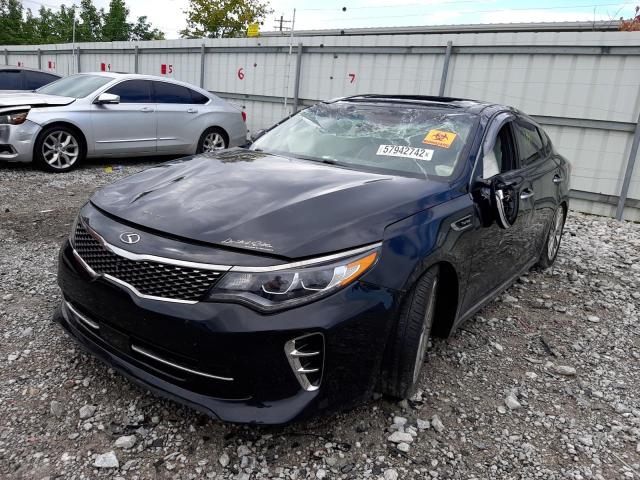 5XXGV4L2XHG137722 - 2017 KIA OPTIMA SXL BLACK photo 2