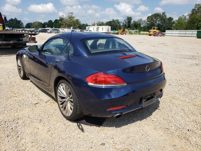 WBALM73549E164771 - 2009 BMW Z4 SDRIVE3 BLUE photo 3