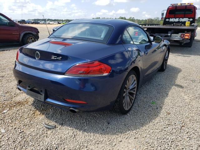 WBALM73549E164771 - 2009 BMW Z4 SDRIVE3 BLUE photo 4