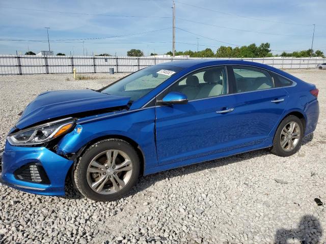 5NPE34AF2KH767930 - 2019 HYUNDAI SONATA LIM BLUE photo 2