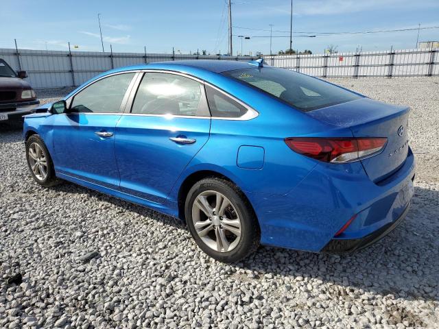 5NPE34AF2KH767930 - 2019 HYUNDAI SONATA LIM BLUE photo 3