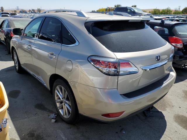 2T2BC1BA0FC001221 - 2015 LEXUS RX 450H BEIGE photo 3