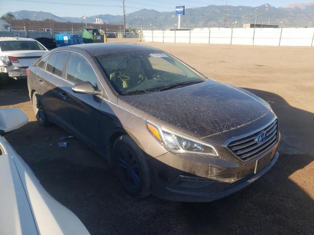 5NPE24AA6FH171958 - 2015 HYUNDAI SONATA ECO BROWN photo 1