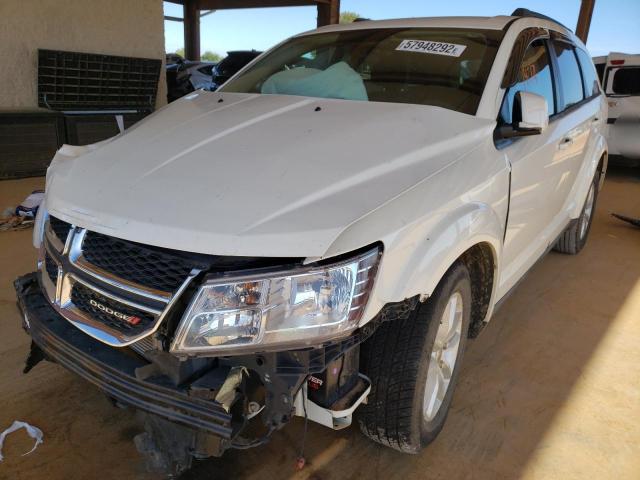 3C4PDCBG1DT736369 - 2013 DODGE JOURNEY WHITE photo 2