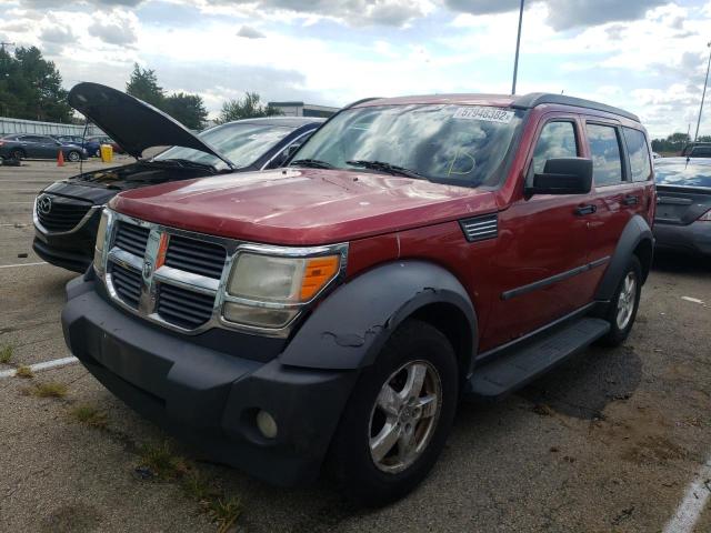 1D8GT28K17W546354 - 2007 DODGE NITRO SXT RED photo 2