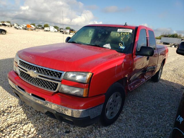 1GCEC19Z07Z191008 - 2007 CHEVROLET SILVERADO RED photo 2