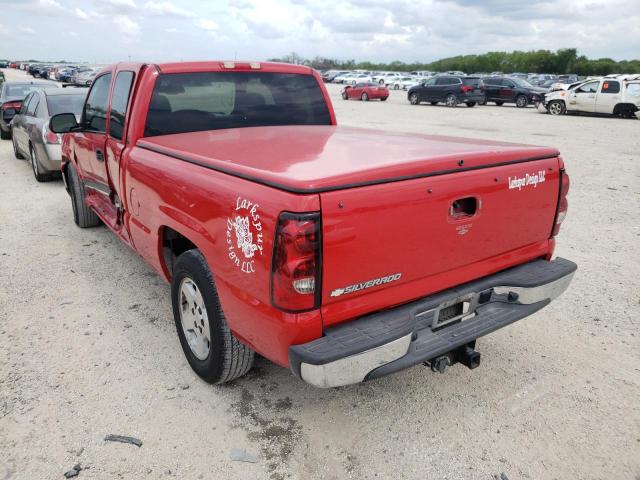 1GCEC19Z07Z191008 - 2007 CHEVROLET SILVERADO RED photo 3