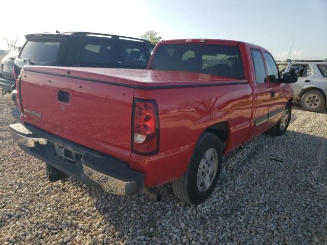 1GCEC19Z07Z191008 - 2007 CHEVROLET SILVERADO RED photo 4