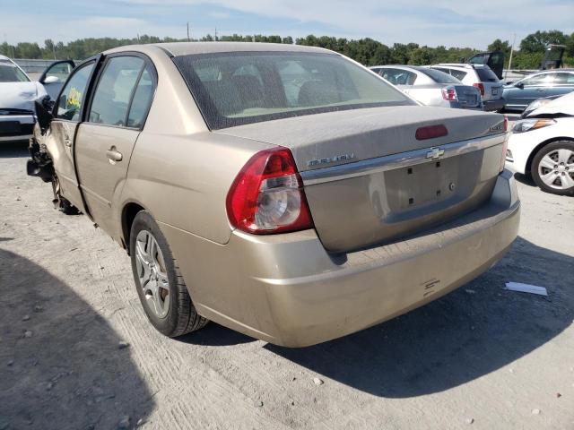 1G1ZS53826F171461 - 2006 CHEVROLET MALIBU LS GOLD photo 3