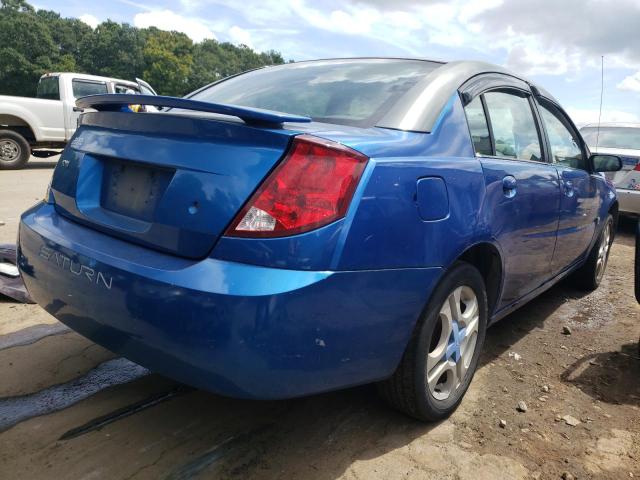 1G8AL52F33Z122422 - 2003 SATURN ION LEVEL BLUE photo 4