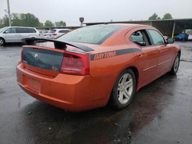 2B3KA53H26H195030 - 2006 DODGE CHARGER R/ ORANGE photo 4