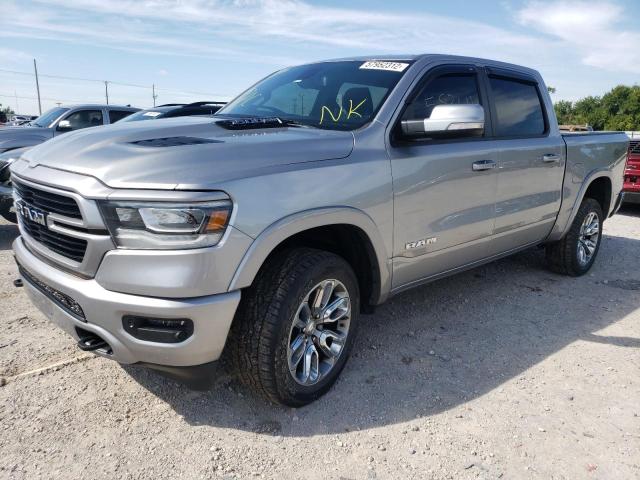 1C6SRFJT2KN714400 - 2019 RAM 1500 LARAM GRAY photo 2