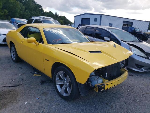 2C3CDZAG7JH317552 - 2018 DODGE CHALLENGER YELLOW photo 1