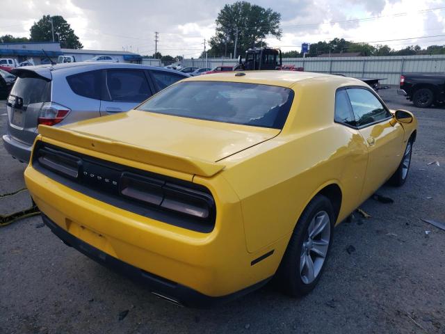 2C3CDZAG7JH317552 - 2018 DODGE CHALLENGER YELLOW photo 4