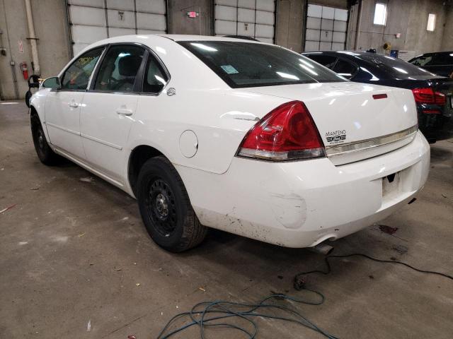 2G1WS551269100398 - 2006 CHEVROLET IMPALA POL WHITE photo 3