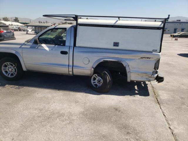 1D7FL16X33S188541 - 2003 DODGE DAKOTA SXT SILVER photo 9