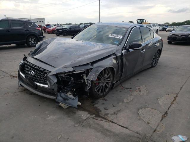 JN1FV7AP5JM460381 - 2018 INFINITI Q50 RED SP CHARCOAL photo 2