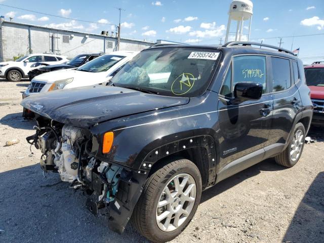 ZACNJCBBXMPN30136 - 2021 JEEP RENEGADE BLACK photo 2