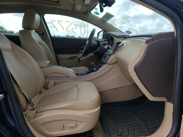 1G4GJ5E34CF316946 - 2012 BUICK LACROSSE T BLUE photo 5