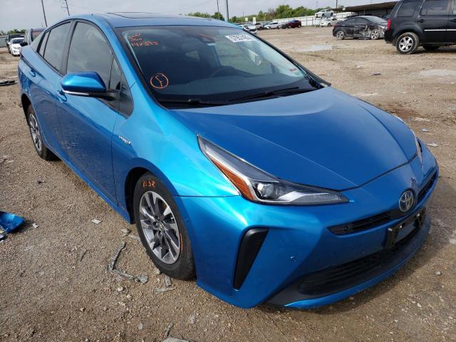 JTDKAMFU6M3142395 - 2021 TOYOTA PRIUS SPEC BLUE photo 1